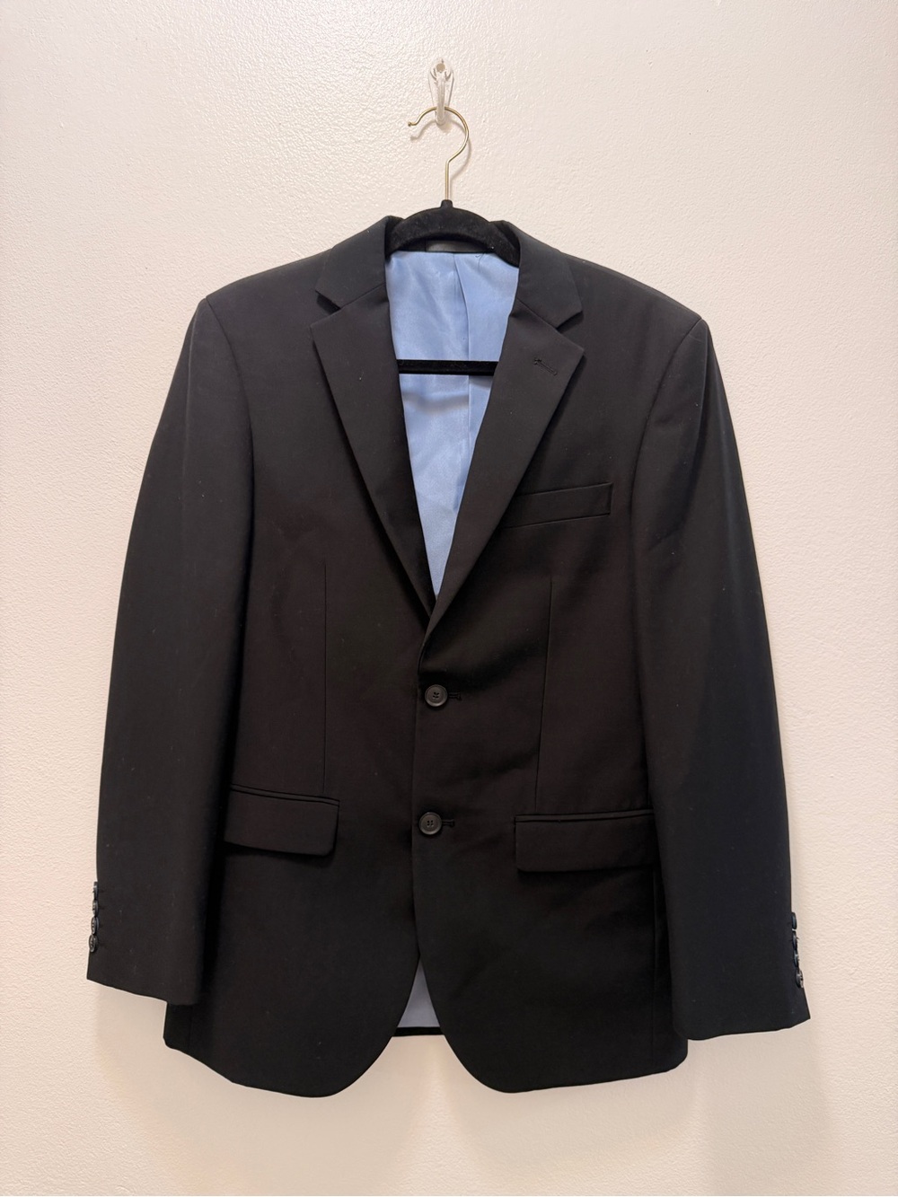 Alberto Cardinali Men’s Black Suit Blazer 36S Two Button